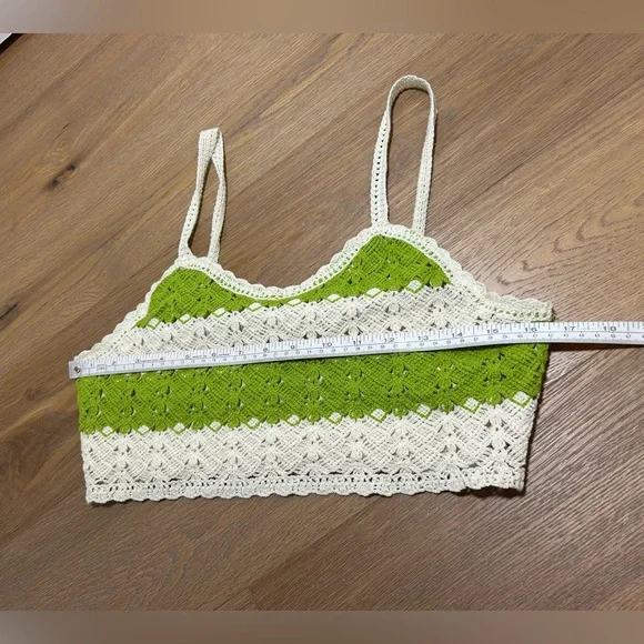 Crochet boho vacation set - crop top + shorts - Picture 13 of 14